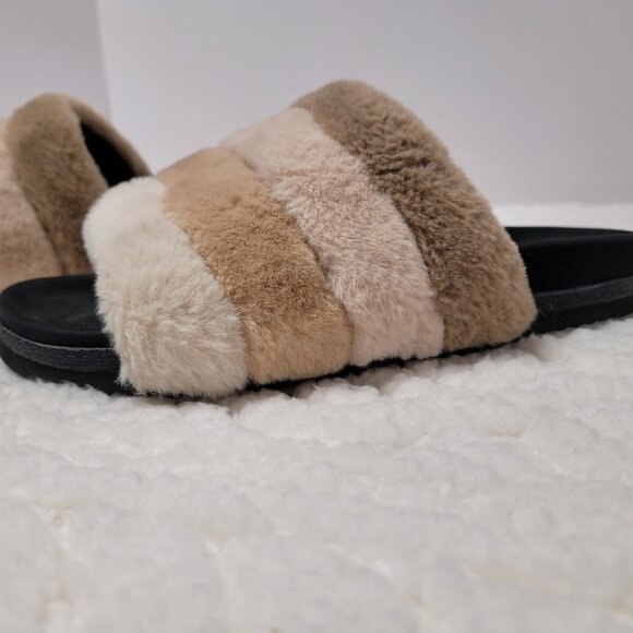 Roam Prism Slippers Faux Fur Cream - Picture 5 of 9